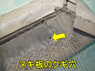 4ヌキ板のクギ穴310