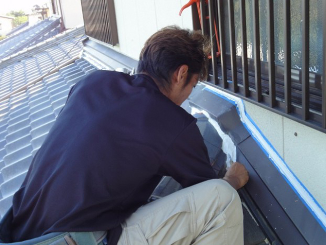 21屋根コーキング