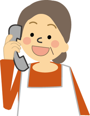 16電話している