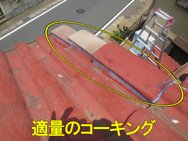 16かわらコーキング