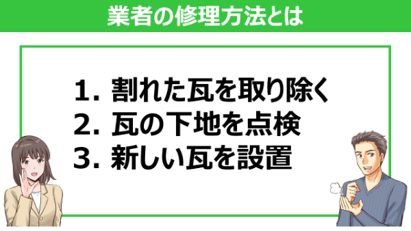 業者が瓦を修理する方法とは