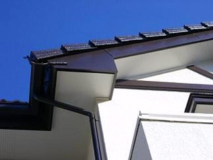 41破風板:金属修理後