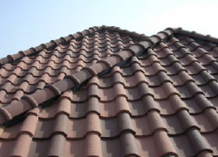 S形:スパニッシュ瓦屋根