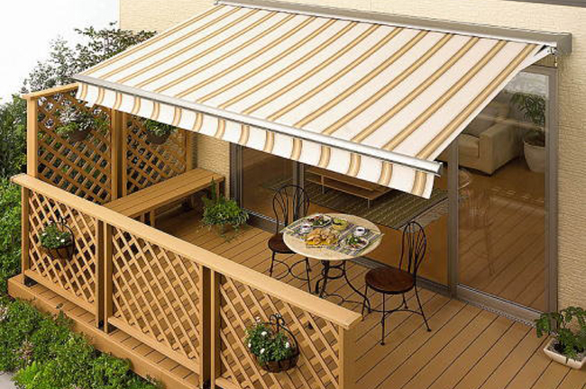 ガーデンハットのテラス屋根