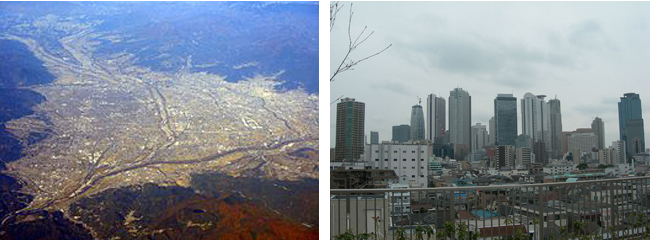 突風原因4:地形ビル