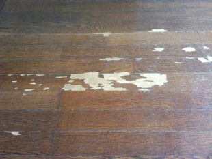 経年劣化:フローリング