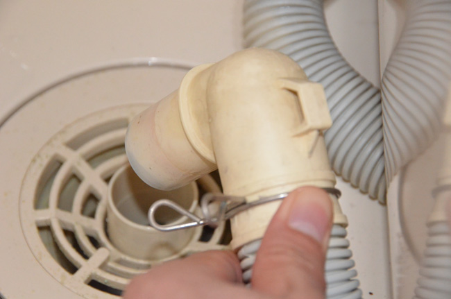 エルボ：洗濯機パン1