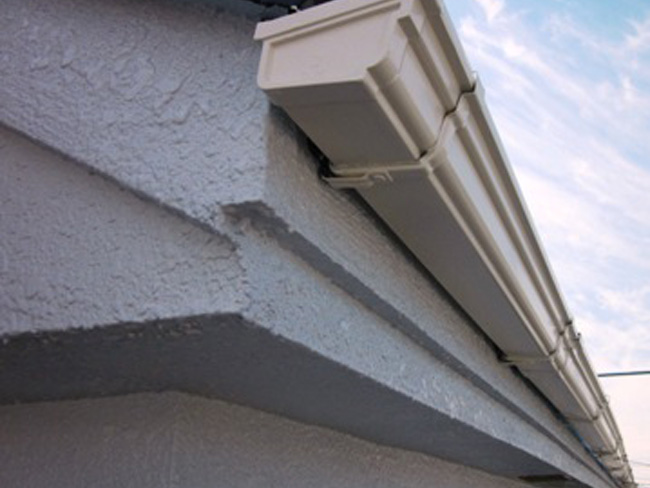 鼻隠し:モルタル