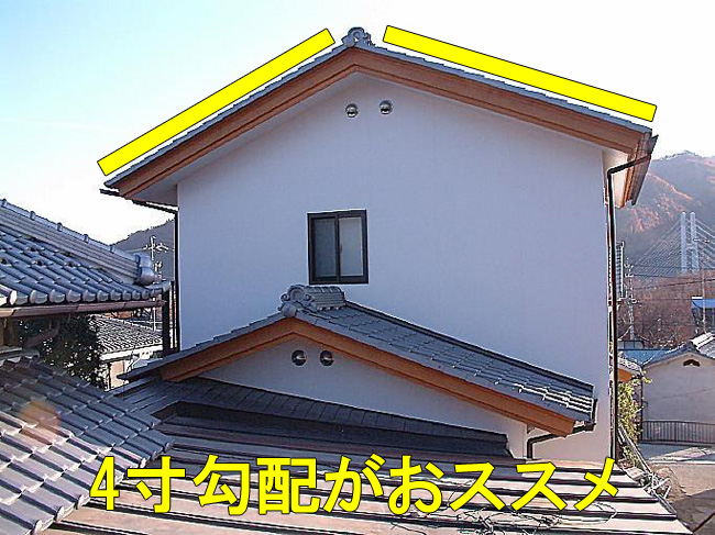 4寸勾配屋根2