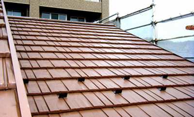 アルミ屋根:スレート