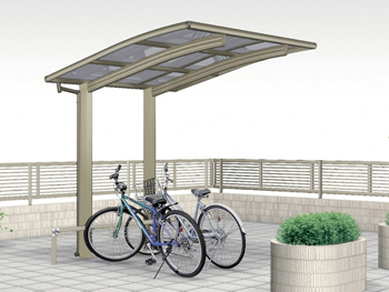 雨よけ屋根:サイクルポート
